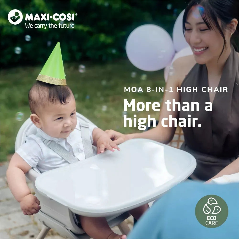 Moa 8-in-1 High Chair- Classic Oat | Rebelstork US