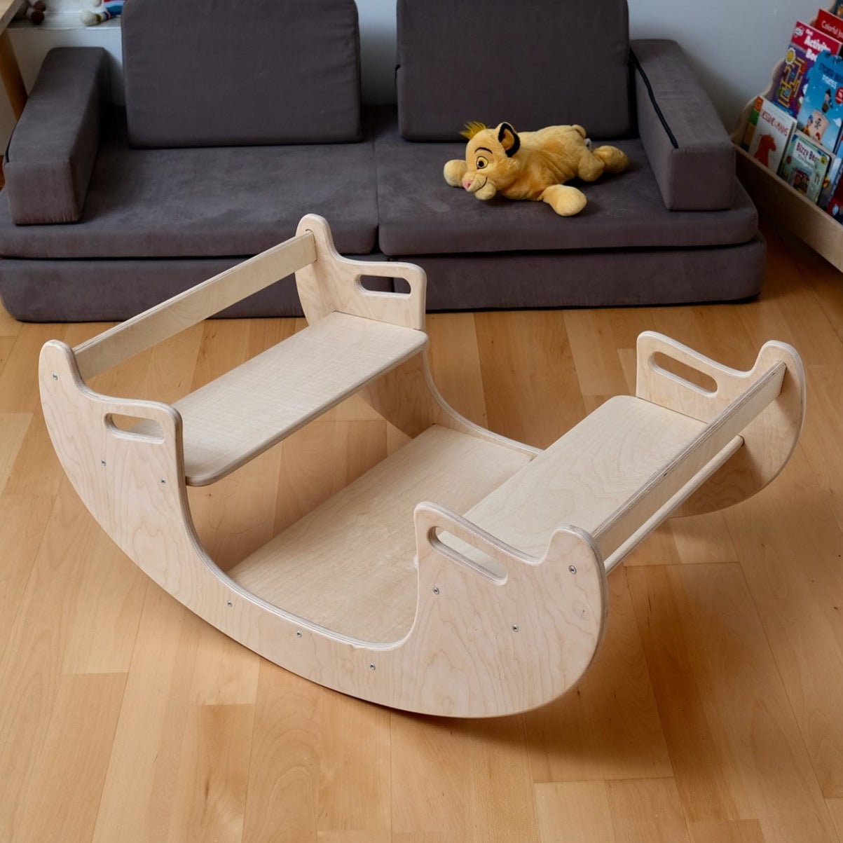 Montessori Wooden Seesaw & Table Chair Set | Eco-Friendly Kids Furniture -  Kidodido