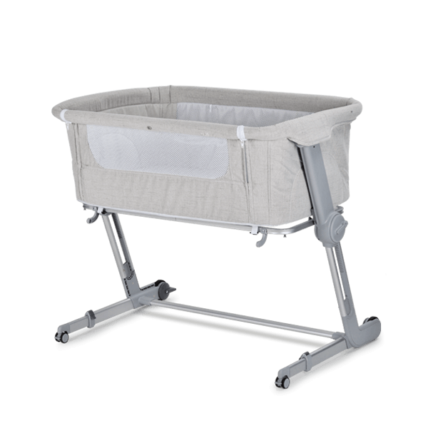 Badger Basket Co. Majesty Baby Bassinet with Canopy - White and